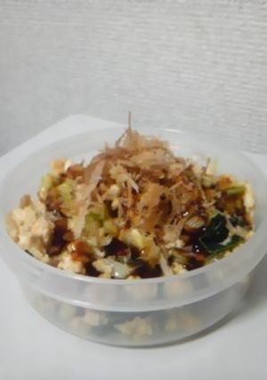 お好み焼き風ヘルシー野菜炒め。-レシピのメイン写真