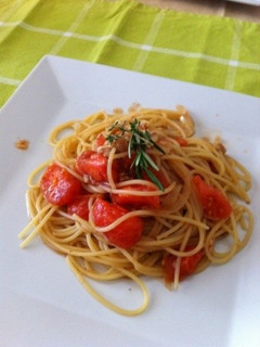 アンチョビとトマトのパスタ-レシピのメイン写真