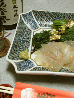 金沢のもてなし料理、芹とヒラメの昆布締め-レシピのメイン写真