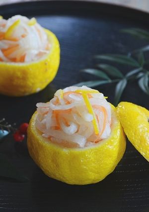 紅白なます・柚子風味♪-レシピのメイン写真