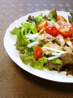 ローストチキンのサラダ-レシピのメイン写真