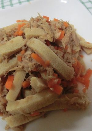 こうや豆腐入りツナそぼろ-レシピのメイン写真