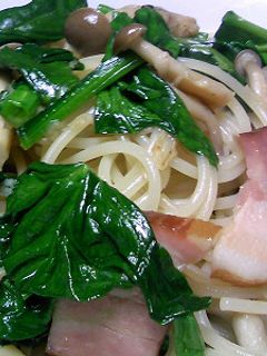 ホタテとベーコン和風パスタ-レシピのメイン写真