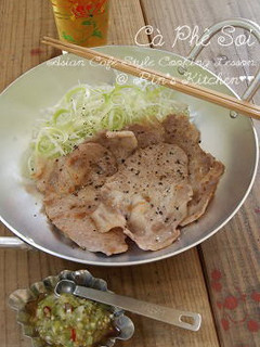 千切りねぎ&ねぎ塩だれの豚肉ソテー-レシピのメイン写真