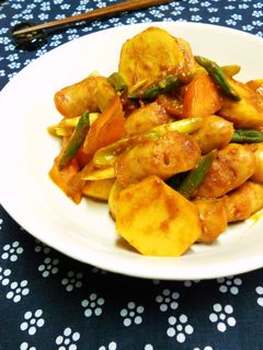 里芋とソーセージのカレー煮-レシピのメイン写真