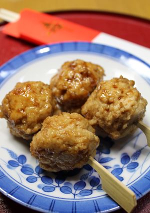 おせちに鶏ミンチれんこんボールの甘辛だれ-レシピのメイン写真