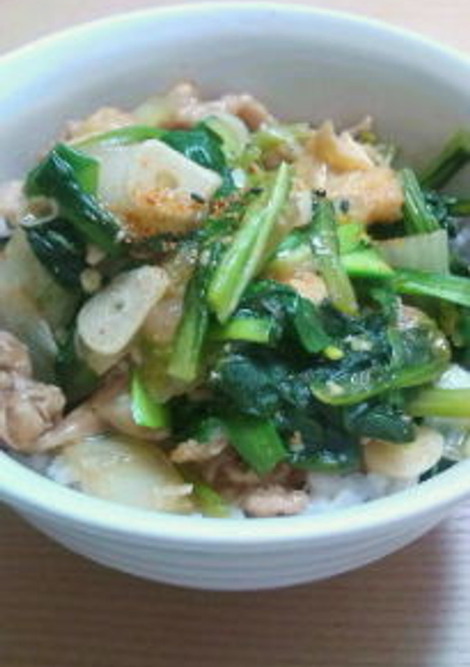 野菜と豚のスタミナ丼☆-レシピのメイン写真