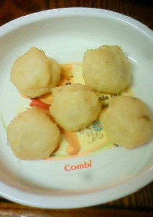 簡単！手づかみ離乳食！コロコロさつまいも-レシピのメイン写真