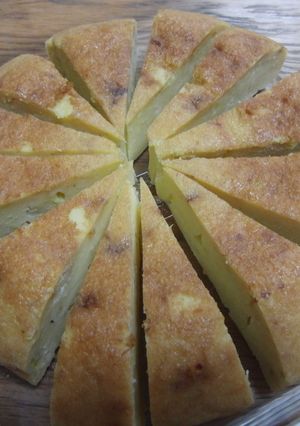 バナナとりんごのヨーグルトケーキ-レシピのメイン写真