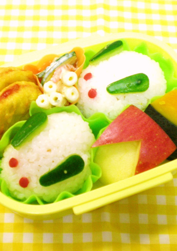 ゆきうさぎ♡お正月＊簡単キャラ弁♪-レシピのメイン写真