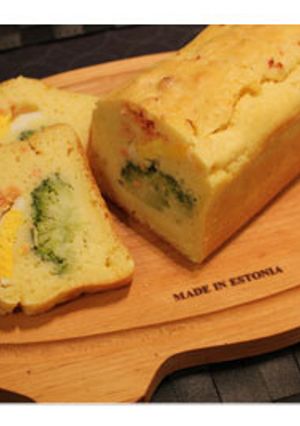 三色のケークサレ-レシピのメイン写真