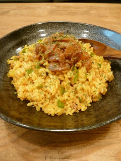 豚バラで美味☆カレー炒飯(ドライカレー)-レシピのメイン写真