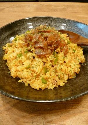 豚バラで美味☆カレー炒飯（ドライカレー）-レシピのメイン写真