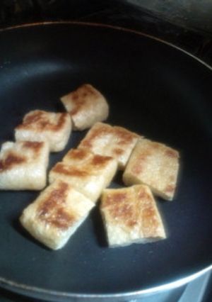 これが意外に美味。こんがり油揚げ。-レシピのメイン写真