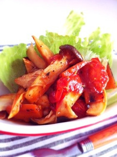 残り野菜でトマト煮-レシピのメイン写真