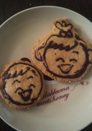 我が子の似顔絵クッキー-レシピのメイン写真