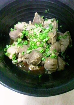 砂肝簡単おつまみ(^w^)-レシピのメイン写真