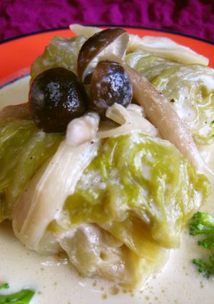 花の嵐食堂の白いロールキャベツ-レシピのメイン写真