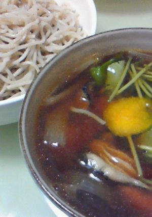 牡蠣のつけそば-レシピのメイン写真
