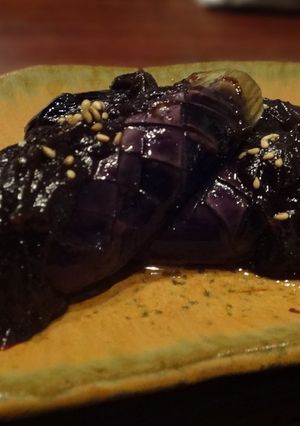 揚げなすの甘味噌のせ-レシピのメイン写真