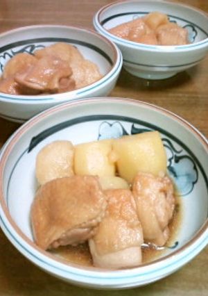 ジャガイモと鶏もも肉のてり煮-レシピのメイン写真
