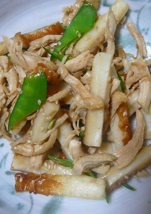 鶏ささ身とちくわの甘辛炒め-レシピのメイン写真