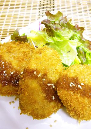 りんごとチーズのヒレカツ マスタード風味-レシピのメイン写真