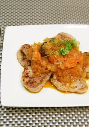 柔らか～☆豚ヒレ肉の具沢山トマトソース-レシピのメイン写真