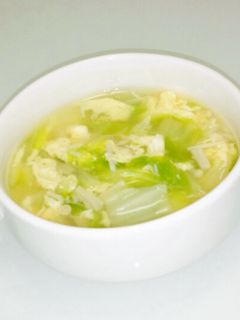 白菜とえのきの卵スープ-レシピのメイン写真