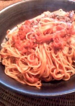 簡単☆ハーブと３種のトマトパスタ-レシピのメイン写真