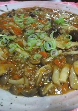 焼肉のたれを使って　マーボーきのこ-レシピのメイン写真