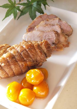 金柑風味な焼き豚煮-レシピのメイン写真
