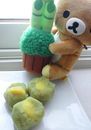 茶巾♥栗きんとん-レシピのメイン写真