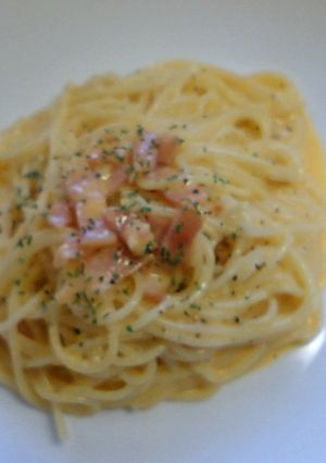 とろけるチーズでカルボナーラ★-レシピのメイン写真