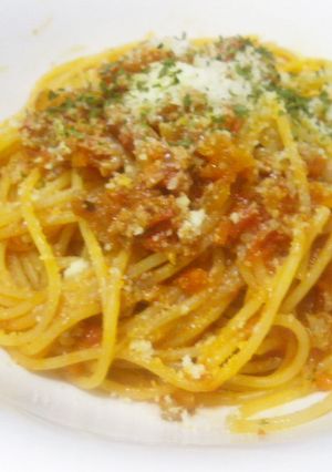 我が家の定番☆ミートソーススパゲッティ-レシピのメイン写真
