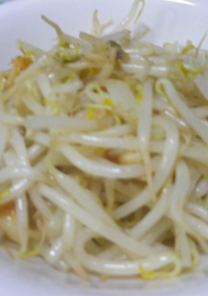 コクうま♪鶏皮のもやし炒め-レシピのメイン写真