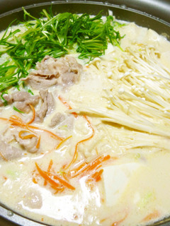 豆乳三昧★引き揚げ湯葉→豆乳鍋→豆乳雑炊-レシピのメイン写真