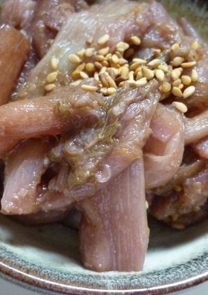 おばあちゃんの味①～ずいきのおひたし-レシピのメイン写真