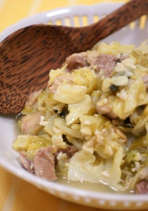 キャベツと鶏肉の塩麹煮-レシピのメイン写真