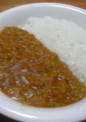 ヘルシー♪トマトと豆のキーマカレー-レシピのメイン写真