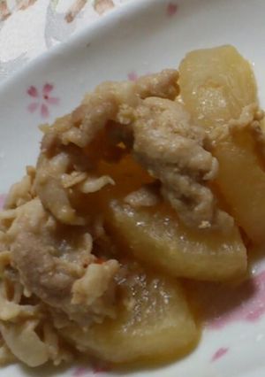 ＊豚バラと大根の簡単ごま味噌煮＊-レシピのメイン写真