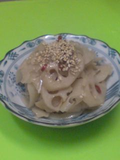 お手軽!レンコンのキンピラ風-レシピのメイン写真