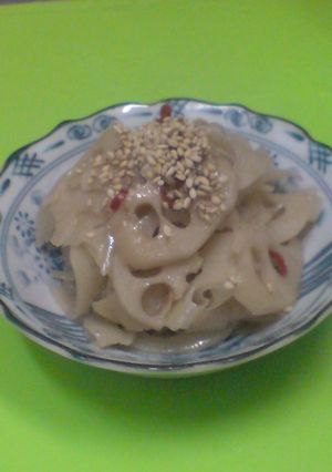 お手軽！レンコンのキンピラ風-レシピのメイン写真