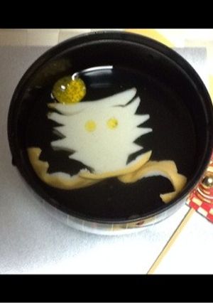 竜のお雑煮！#干支かまぼこ#辰の飾り切り-レシピのメイン写真