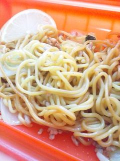ルクエで☆簡単一人焼きそば-レシピのメイン写真