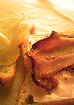 焼豚とレタスのマヨネーズチーズサンド-レシピのメイン写真