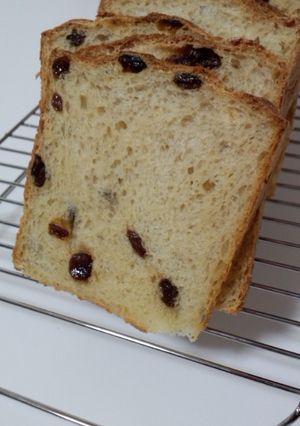 *黒糖レーズン食パン*-レシピのメイン写真