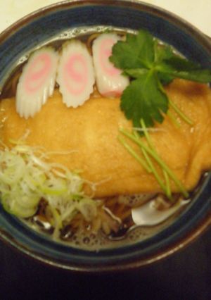 きつねそば！（油揚げの味つけから）-レシピのメイン写真