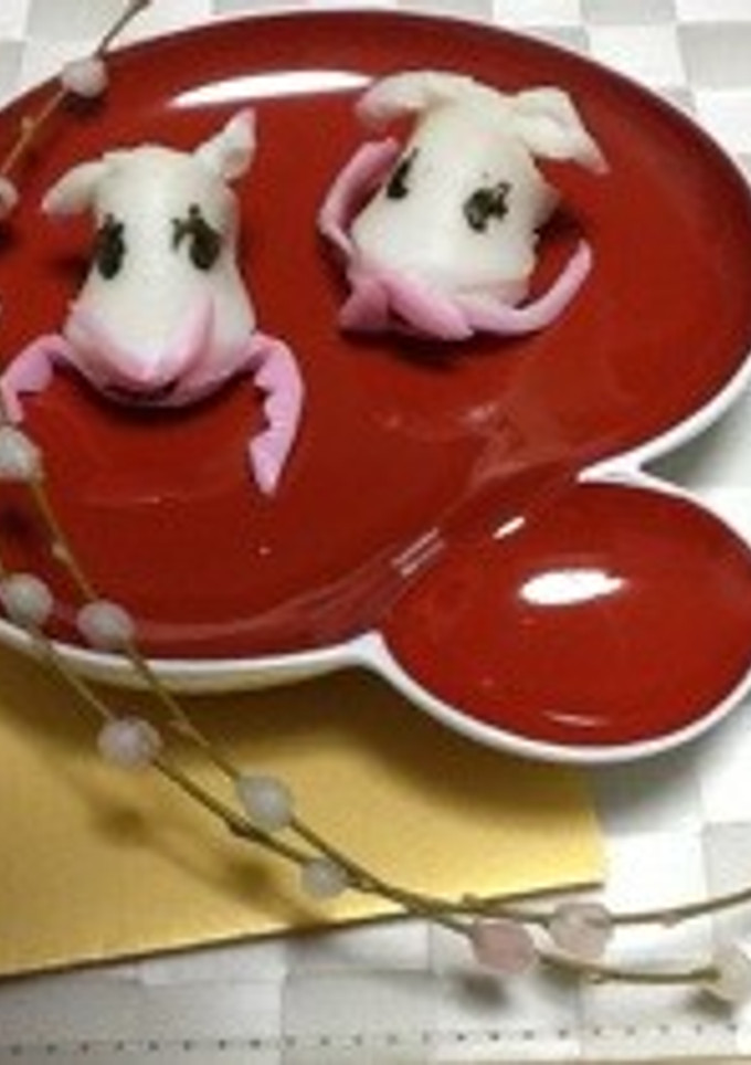 子供と喜ぶおせち！#干支飾り切り-レシピのメイン写真