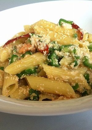 明太子とオクラのオイルソースパスタ-レシピのメイン写真